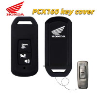 Sarung Penutup Kunci Silikon, untuk Honda PCX PCX-160 PCX160 ADV160 ADV 160, 2 Butang, Pemegang Peli