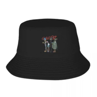 Street Gorillaz Rapper Band Bucket Hats Women Men Packable Outdoor Anime Manga Fishing Hats Spring Headwear