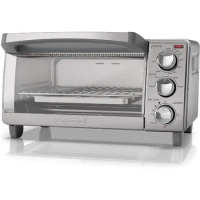 4-Slice Toaster Oven with Natural Convection, Stainless Steel
