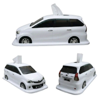 AKSESORIS INTERIOR MOBIL TEMPAT TISU MINIATUR AVANZA VELOZ G E 2012-2015 Plastik Lampu Ukuran 1:16 L