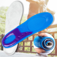 (3雙)EZlife加厚矽膠減震運動鞋墊(贈長短兩用靴撐顏色隨機)