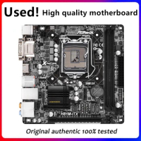 MINI ITX For ASRock H81M-ITX Desktop Motherboard H81 LGA 1150 LGA1150 For Core i7 i5 i3 DDR3 SATA3 USB3.0 Original Used