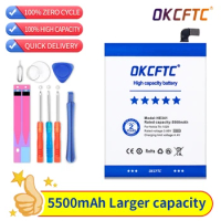 OKCFTC Top Brand 100% New 5300mAh HE341 Battery for Nokia 2.1 TA-1029 TA-1080 Batteries + free gfit