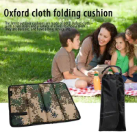 Camping Seat Pad Portable Oxford Cloth Beach Mat Foldable Cushion Sitting Mat Waterproof Mattress For Outdoor Hiking Beach