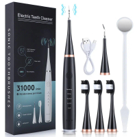 Electric Teeth Cleaner Ultrasonic Teeth Cleaner Teeth Whitening Teeth Scaler Tartar Remover USB Elec