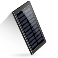 Solar 30000mah Power Bank External Battery 2 USB LED Powerbank Portable Mobile phone Solar Charger