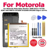 SNN5341A HNN9008A Battery For Motorola Moto Baby Monitor 2088 EX211 HT750 KEBT-650 MBP33 GP2000 XTS3000 EM1000 Edge S 20 Pro