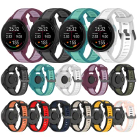 18mm 20mm 22mm dual tone textured universal strap for Garmin Forerunner 165 168 245 255 255S 265 265S 645 for HUAWEI Samsung xia