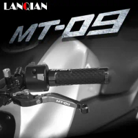 Motorcycle Brake Clutch Levers &amp; Handlebar Grips For Yamaha FZ09 MT09 FJ09 MT-09 MT 09 TRACER 2014 2015 2016 2017 2018 2019