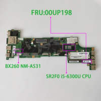 FRU:00UP198 BX260 NM-A531 w i5-6300U CPU for Lenovo ThinkPad X260 NoteBook PC Laptop Motherboard Mainboard