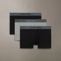 【Calvin Klein】官方旗艦館 CK 棉質莫代爾平口內褲 3 件組_拼色