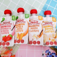 Váng sữa Heinz Custard, váng sữa hoa quả, hoa quả nghiền Heinz Úc cho bé từ 6 tháng