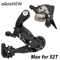 MTB Bicycle Shifter Rear Derailleur kit 8 9 10 11 Speed Shift Lever Mountain Bike Group Set Fit For 52T Cassette