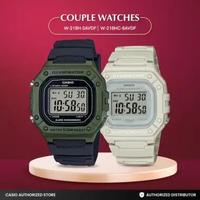 Jam Tangan Couple Casio W-218H-3AVDFxW-218HC-8AVDF Digital