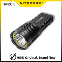 Winner of Red Dot Award 2022 NITECORE TM20K 20000 Lumen Tactical Searchlight Flashlight Built-in 9600mAh Rechargeable Battery