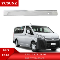 Chrome Tailgate Truck Trim Accessories For Toyota Hiace Van Commuter Quantum 2019 2020 Exterior Parts Ycsunz