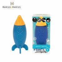 【加拿大 Marcus &amp; Marcus】動物樂園矽膠洗澡玩具 - 火箭
