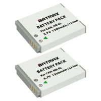 2Pcs NB-6L NB 6L NB6L Batteries For Canon IXUS 310 SX275 SX280 SX510 200 105 210 300 S90 S95 SD1300 SD1200 SX240 HS SX500 IS