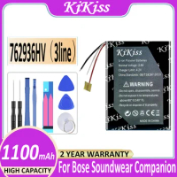 Battery 762936HV (762936 3line) 1100mAh For Bose Soundwear Companion QuietComfort Earbud Headset Bateria