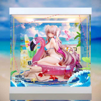 預售【AOWOBOX】 大漫匠AniMester 碧藍航線 微速前行 可畏 夏日泳裝模型公仔主題展示盒
