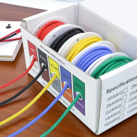 Kabel AWG22 Silicone Extra Soft Temperature Resistant Wire 10M Inti Tembaga Kualitas Terbaik