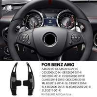 aimey แป้นเปลี่ยนเกียร์พวงมาลัยรถยนต์สำหรับ Benz AMG A35 A45 C43 C63 E63 S63 S65 CLA G63 GLA GLC GLB