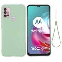 Liquid Silicone Case For Motorola Moto G51 5G Plus G10 G30 G60 One Macro G8 G9 Play Vision Power Fusion E6S E7 Lite Capa Funda