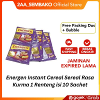 Energen Instant Cereal Sereal Rasa Kurma 1 Renteng isi 10 Sachet
