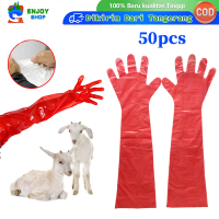 50pcs Sarung Tangan Inseminasi Glove IB Plastik 5 Jari Untuk Peternakan Sapi Kerbau Dan Kambing