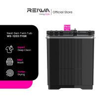 Reiwa Mesin Cuci 2 Tabung 11Kg  WS-1203FYGR Frosty Grey