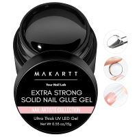 Makartt Solid Nail Glue Gel: Extra Strong Gel Nail Glue for Press On Nails and Nail Tips Long-Lastin
