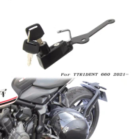 For Triumph Trident660 2021 2022 Motorcycle Helmet Lock Anti-Theft Helmet Security Lock trident 660