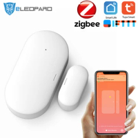ELEOPARD Tuya Zigbee Door/window Sensor Door Contact Sensor Smart Home Alarm System Smart Home Automation