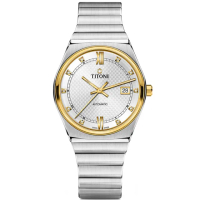 【TITONI 梅花錶】動力系列 超薄機械腕錶 / 40mm 禮物推薦 畢業禮物(83751SY-629)
