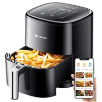 Proscenic T22 Air Oven Silicone Pot Disposable Liners Shake Reminder Capacity 5L Oil Free APP Control Air Fryer