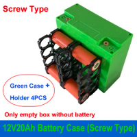 12V20Ah Battery Case 32700 32650 26650 18650 Storage Box Screw Type With Holder for DIY 12.8V 12V 20Ah 24Ah NCM LiFePO4 Battery