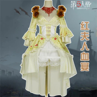 Anime Game Identity V Cosplay Mrs. Red Cosplay Costume Bloody Queen Red Lady Costume Women Dress Cosplay Game Identity V Cos