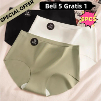 New Isi 6Pcs Celana Dalam Seamless Wanita CD Halus Grosir celana dalam