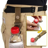 Holder Botol Minum Gantung Tas Pinggang Tactical | Klip Gantungan Botol Minum EDC Hiking Camping Out