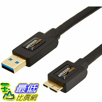 [美國直購] AmazonBasics USB 3.0 Cable - A-Male to Micro-B - 3 Feet (0.9 Meters) 傳輸線