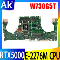 Mainboard For ASUS ProArt Studiobook Pro X W730 W730G5T W730G5TV Laptop Motherboard E-2276M CPU RTX 5000 GPU V16G