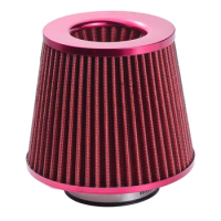 75mm 2.95'' Inlet Universal Cold Air Intake Filter Pod Cone Intake Induction Kit High Flow Car Accessories
