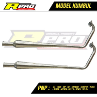 Knalpot Custom Model Kumbul PNP GL CB MP Tiger Thunder Scorpio Astrea Beneli 152 Byson Verza dll - M