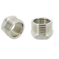 G3/4" 25MM male to G1/2" 20MM female Thread Tee Type Stainless Steel Butt Joint water hose connector Adapter Plumbing M20