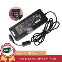 Genuine LI SHIN 12V 6.67A 80W AC Adapter For ASUS PW201 CINTIQ UX21 Monitor Power Supply LSE111C1280 0227B12100 0219B1280