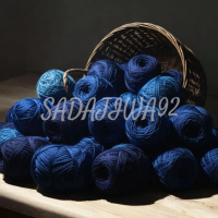 BENANG RAJUT POLY KILAP PILIH WARNA SERI BIRU / BENANG RAJUT POLYESTER / BENANG RAJUT / RAJUT / BENA