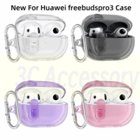 New For Huawei freebuds pro 3 （2023）Coque Transparent switch for shock and drop resistance protective Cases For freebuds pro 3