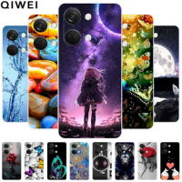 For One plus Nord 3 5G Case Silicone Soft Flower Printing Phone Cover for Oneplus Nord 3 Cases Nord3 2023 TPU Fundas Clear Shell