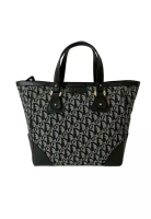 Dior 二手 Dior Diorissimo Trotter 帆布拉鍊手提包