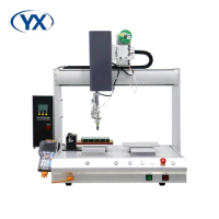 YX5331-T 5 Axis Solder Iron Robot Automatic Tin Feeding Machine LED Pcb Soldering Machine for Circuit Board Welding Iron